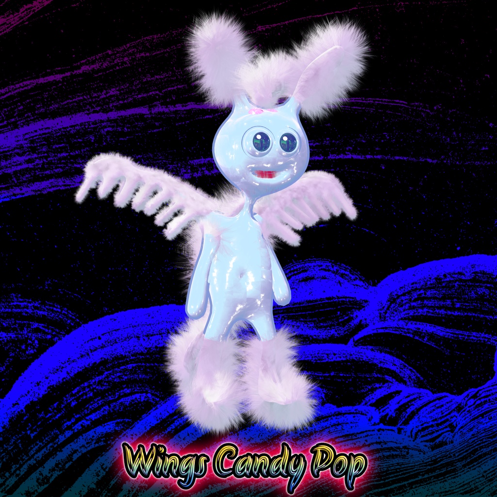 オリジナル3Dモデル「ウィングス・キャンディーポップ」
