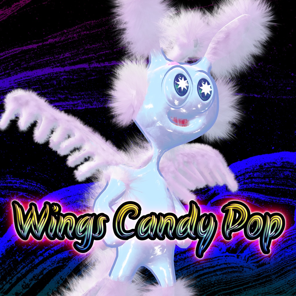 オリジナル3Dモデル「ウィングス・キャンディーポップ」