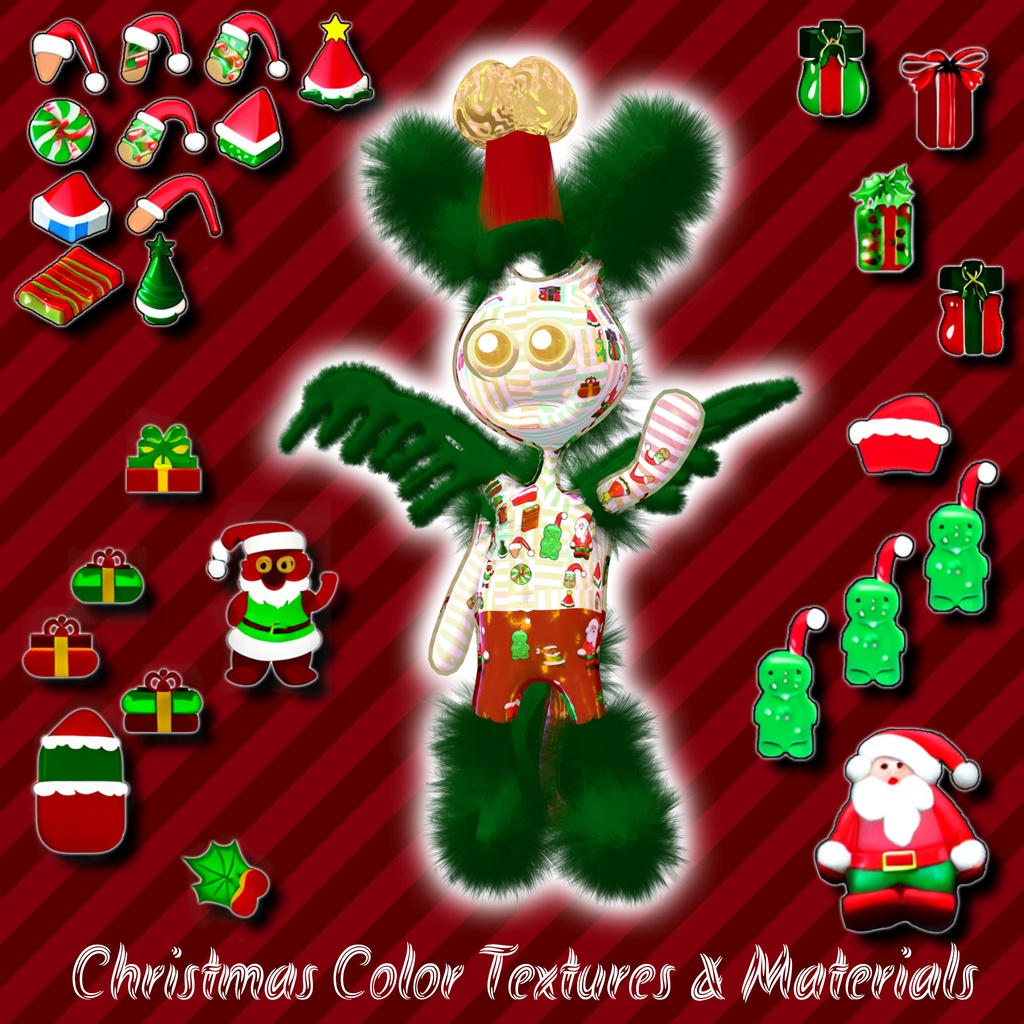 オリジナル3Dモデル「ウィングス・キャンディーポップ」