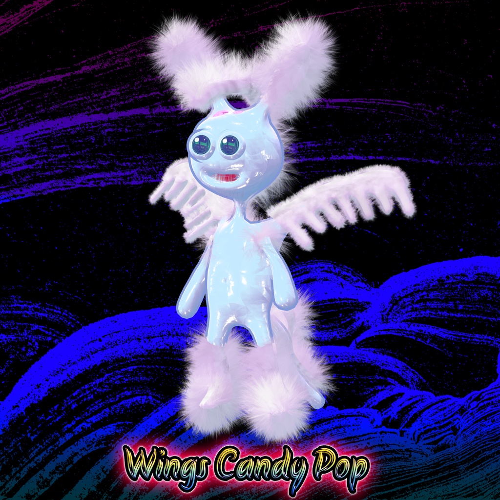 オリジナル3Dモデル「ウィングス・キャンディーポップ」
