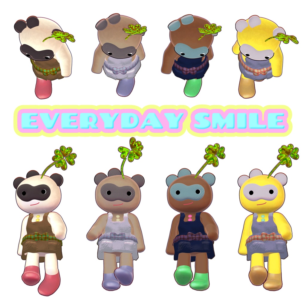 オリジナル3Dモデル「エブリデイスマイル」