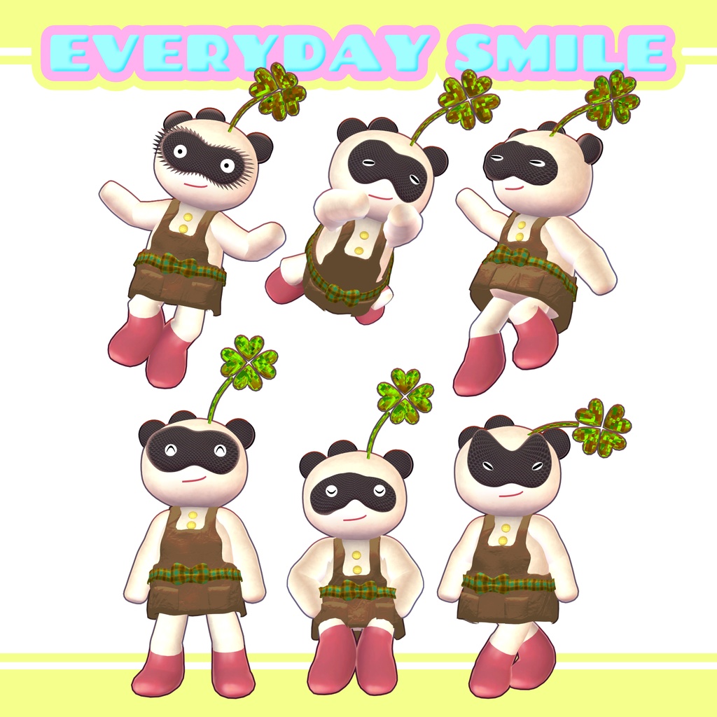 オリジナル3Dモデル「エブリデイスマイル」