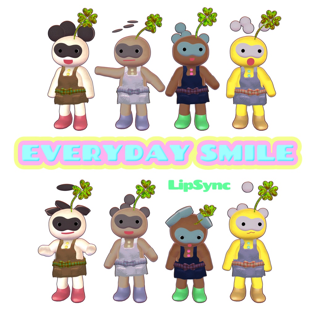 オリジナル3Dモデル「エブリデイスマイル」