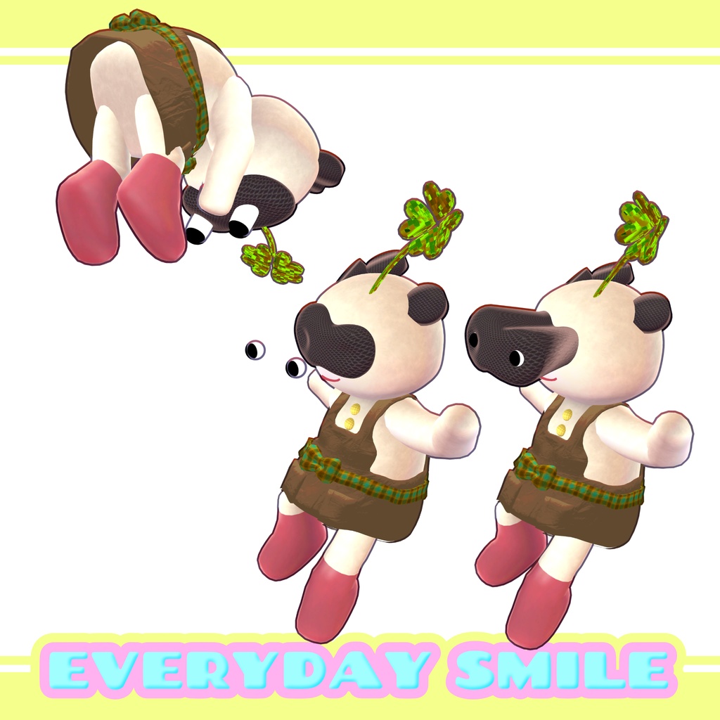 オリジナル3Dモデル「エブリデイスマイル」