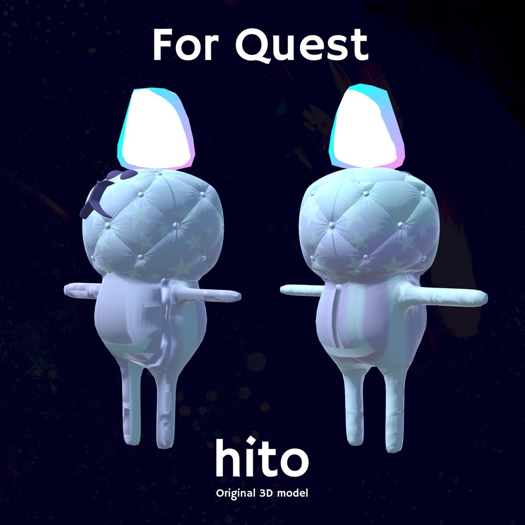 オリジナル3Dモデル「hito」