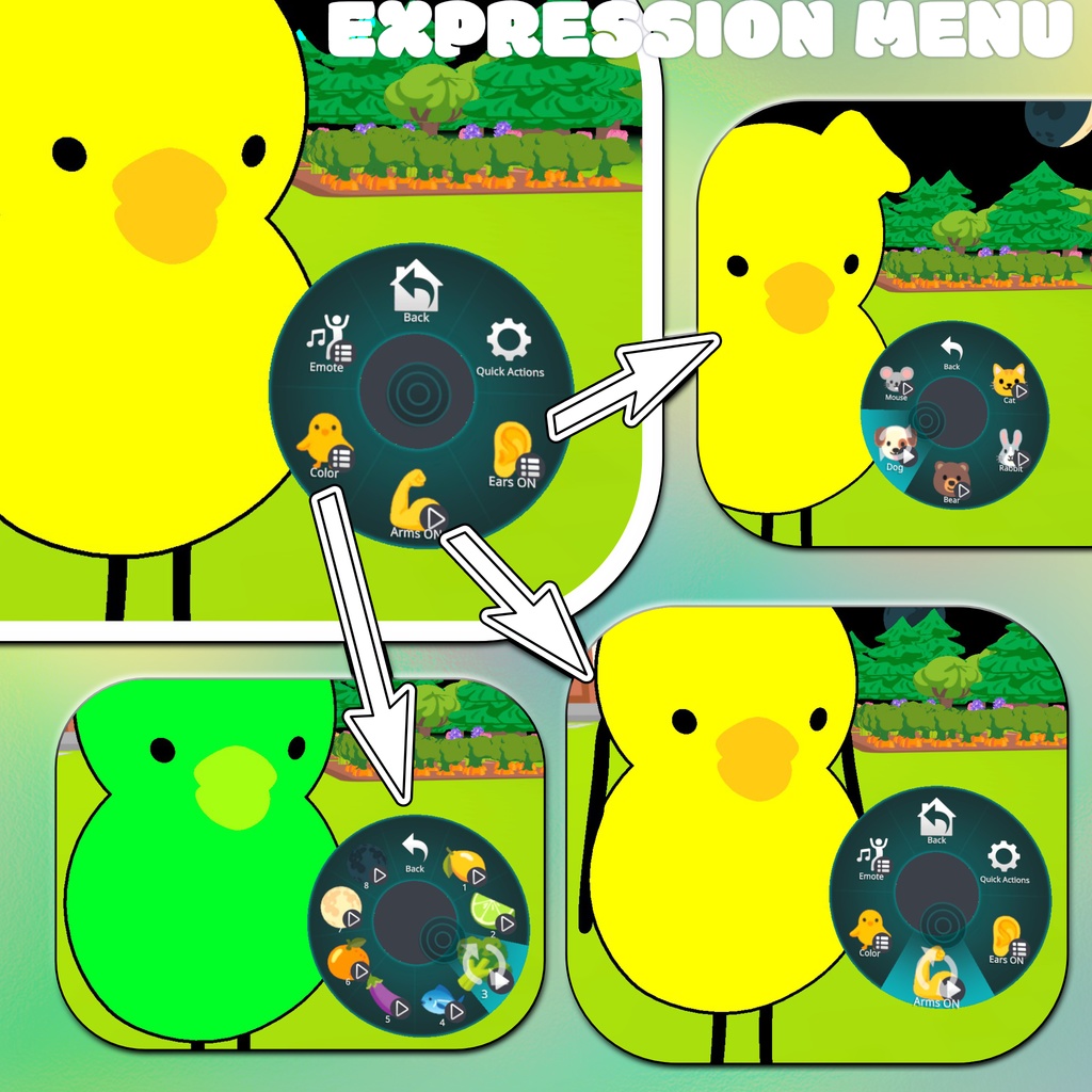 オリジナル3Dモデル「ぴよにゃん」