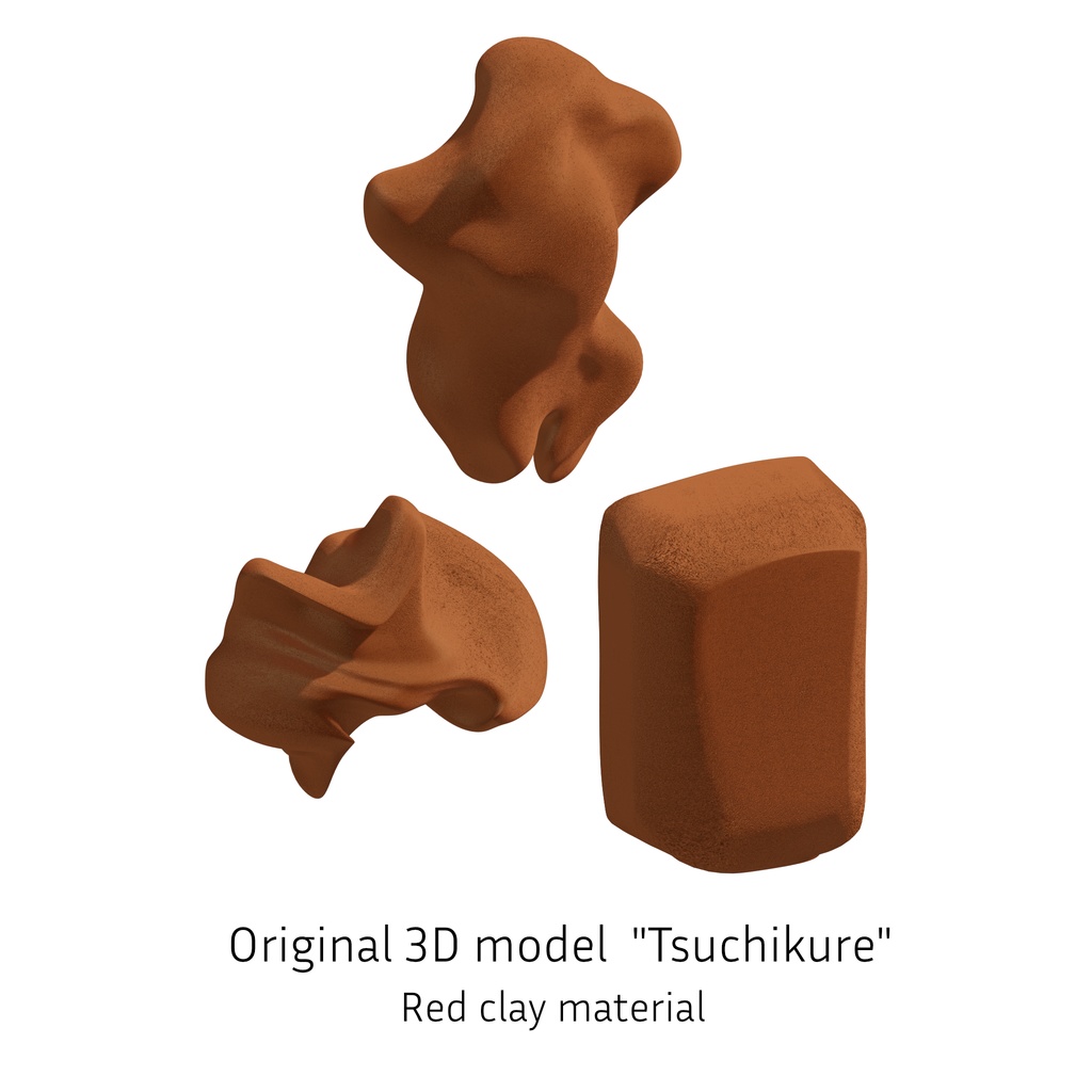 オリジナル3Dモデル「つっち~」-Tsuchikure-