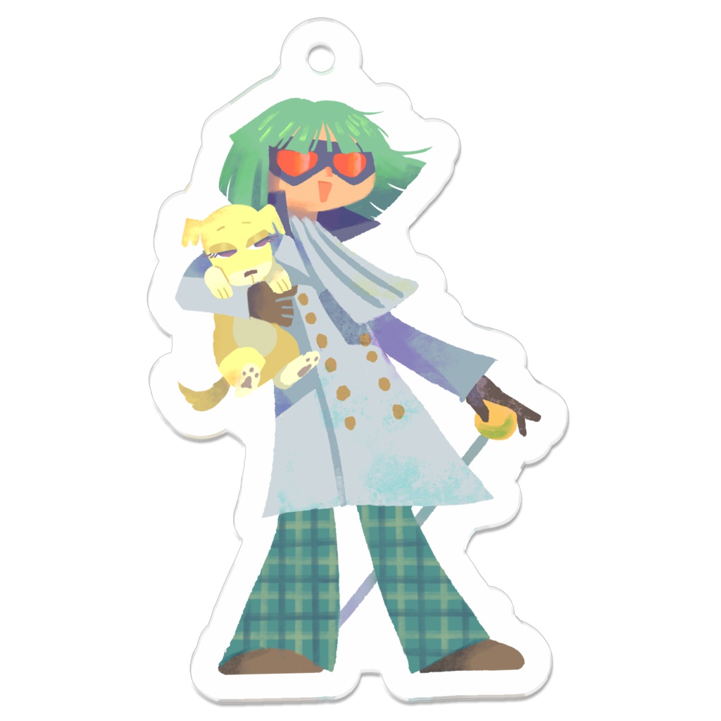 七色いんこ　アクリルキーホルダー