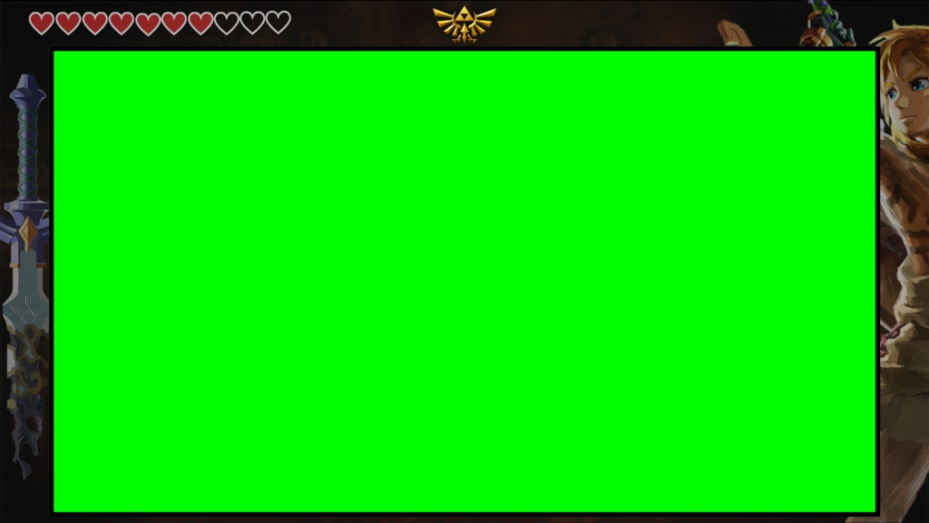 【フリー素材】ゼルダの伝説Tears of the kingdomオーバーレイ