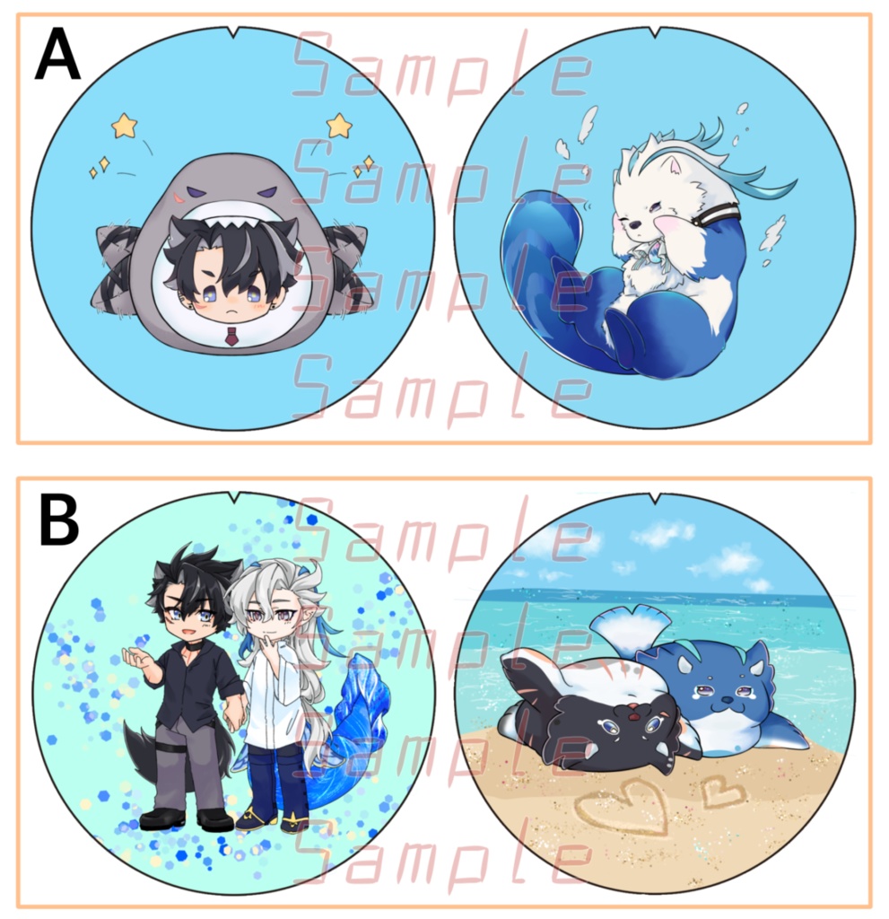 缶バッジ（A・B）