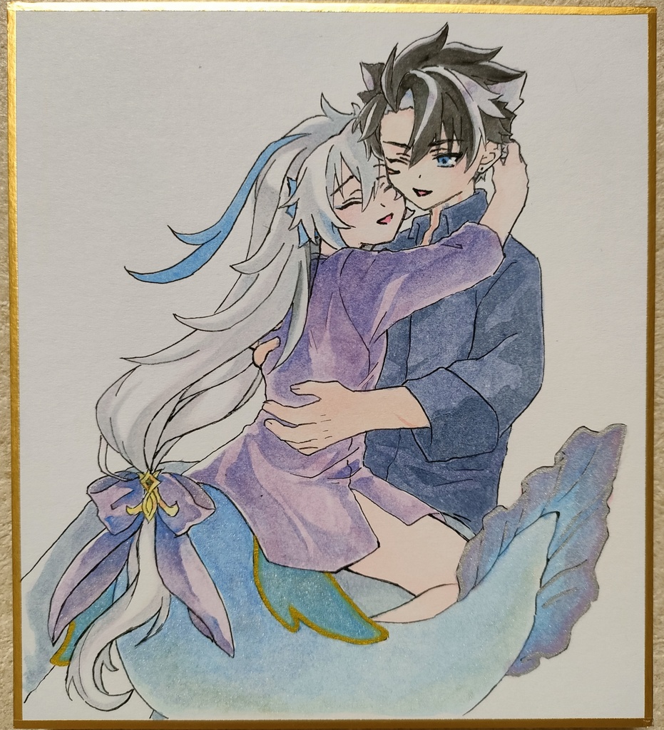 リヌ色紙(パロ)