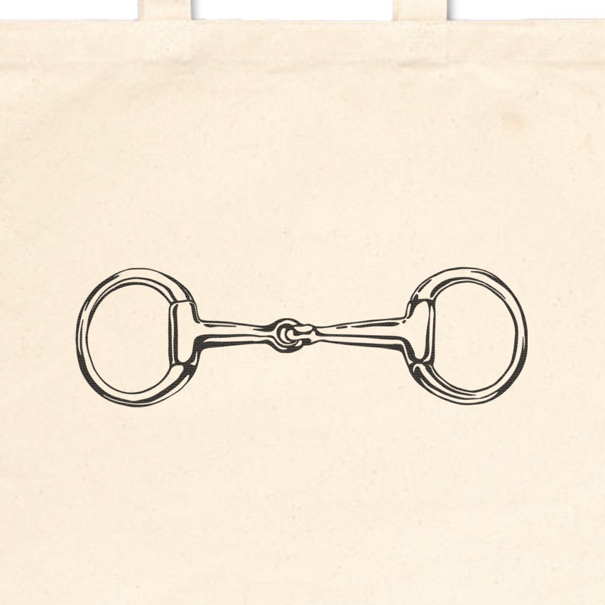 Egg-bit Silhouette エッグビット 馬術 ハミ 横