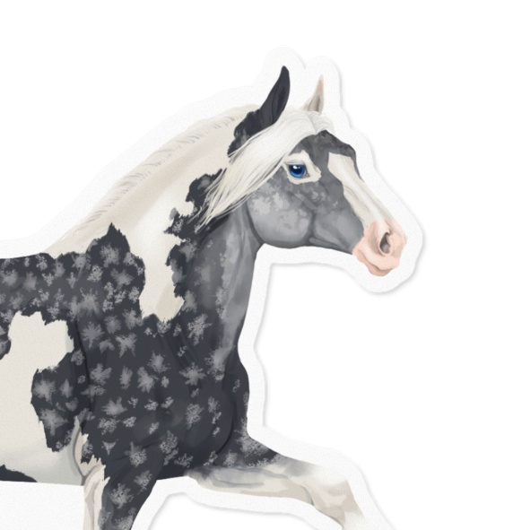 Gypsy Vanner sticker