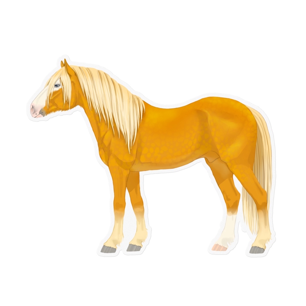 Draft Horse Sticker