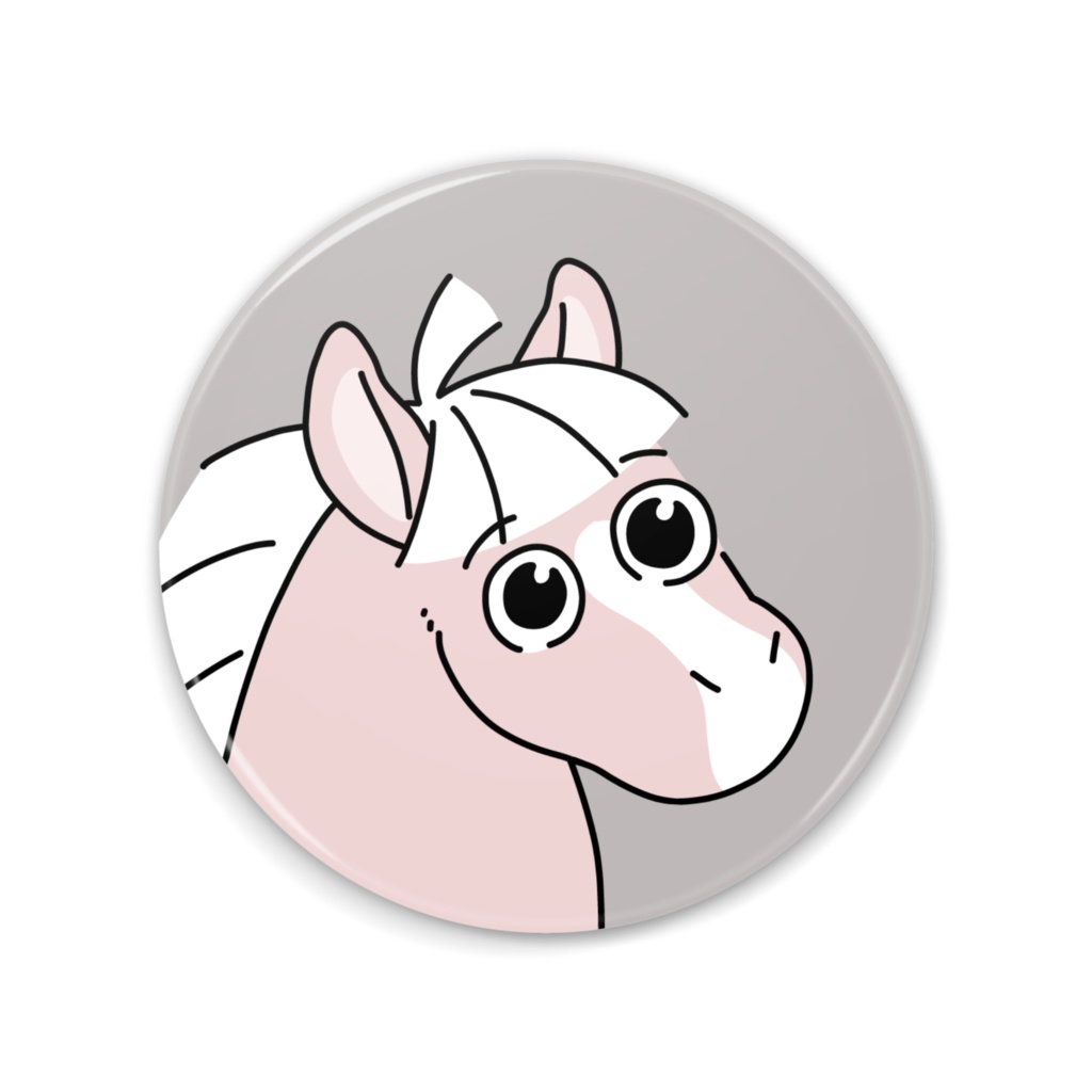 缶ミラー Pink Pony