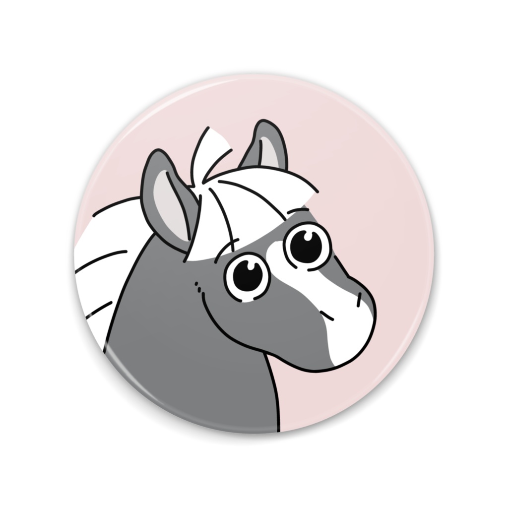 缶ミラー Gray Pony
