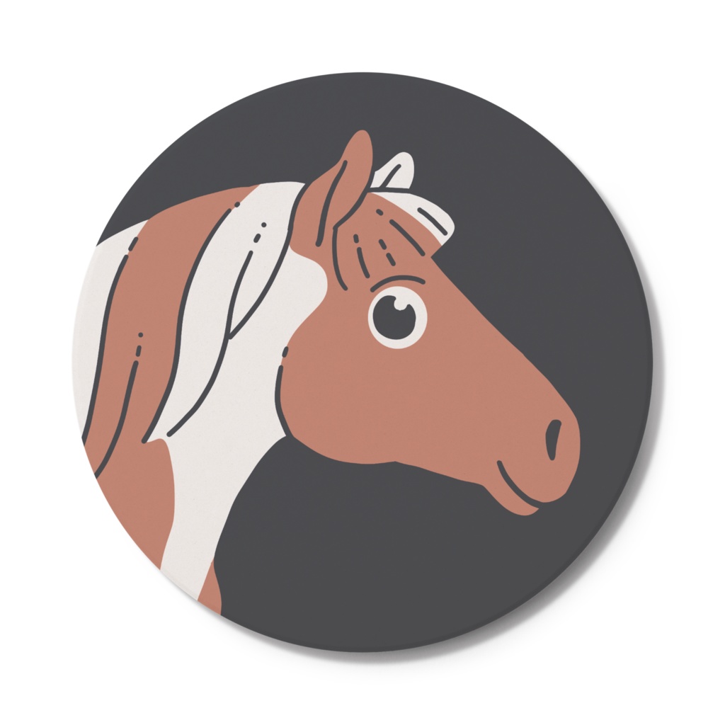コースター Paint Pony 斑毛