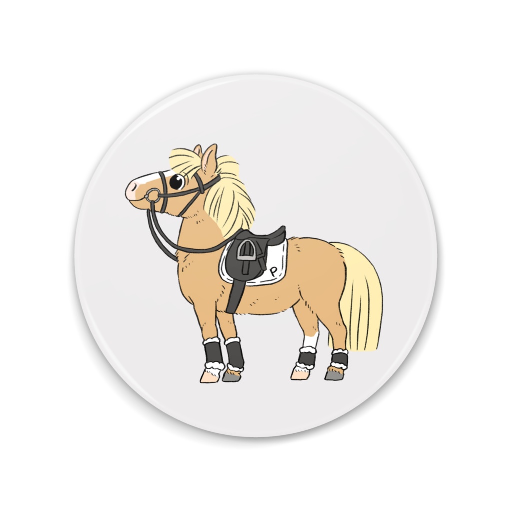 缶ミラー PONY ポニー 栗毛