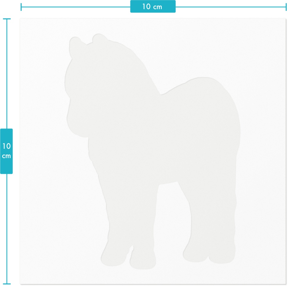 HORSE STICKER -Fjord Horse- フィヨルドホースステッカー