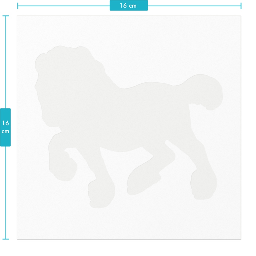 Draft horse sticker ばん馬のステッカー 太り気味