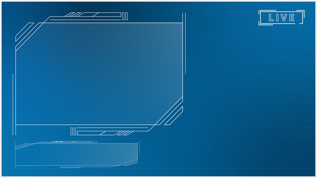 【フリー】サイバー風配信素材【ゲーム/雑談】