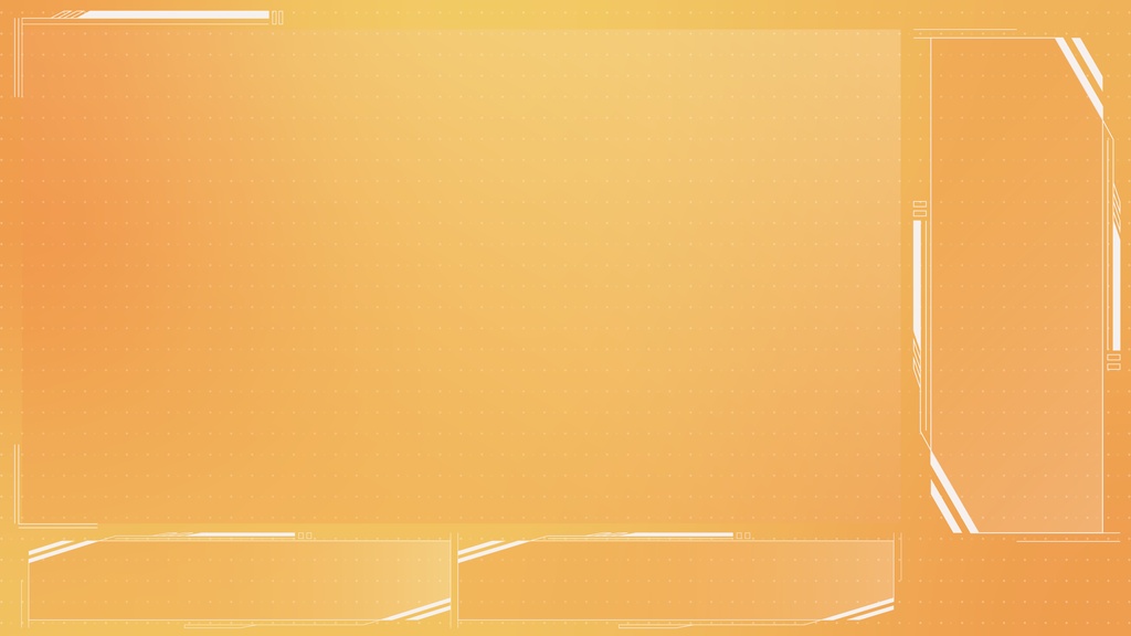 【フリー】サイバー風配信素材【ゲーム/雑談】