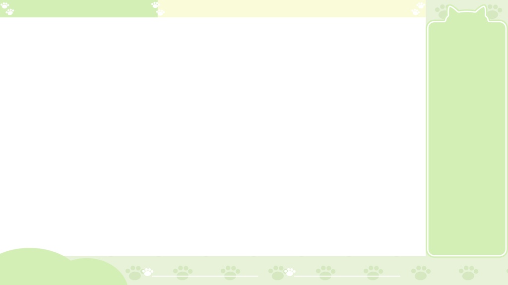 【フリー】肉球モチーフ配信素材【ゲーム配信】