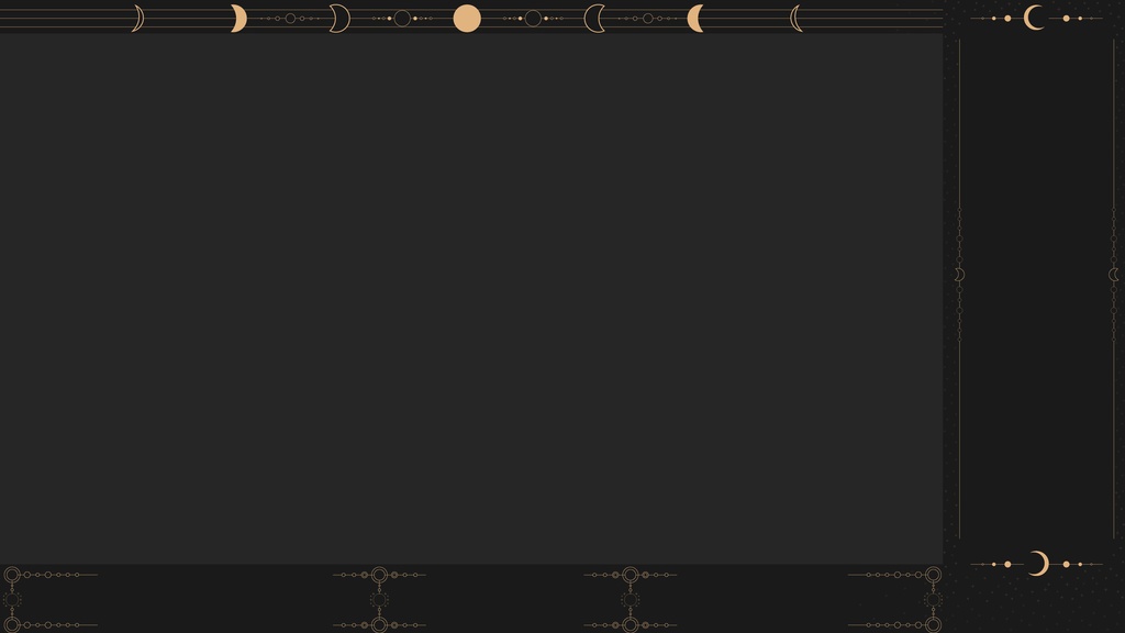 【フリー】月_配信素材【ゲーム配信】