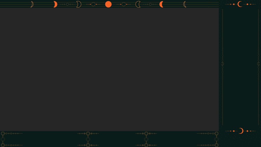 【フリー】月_配信素材【ゲーム配信】