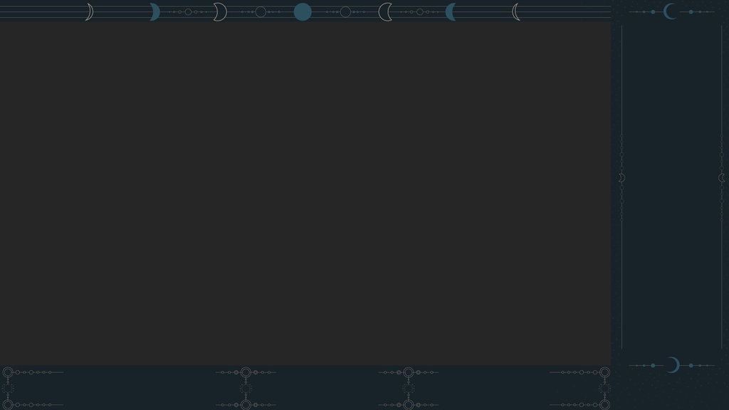 【フリー】月_配信素材【ゲーム配信】
