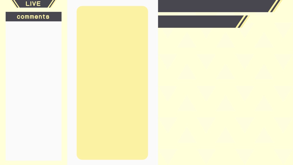 【フリー】シンプルな配信画面【スマホゲーム】