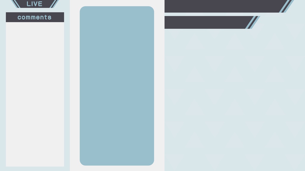 【フリー】シンプルな配信画面【スマホゲーム】