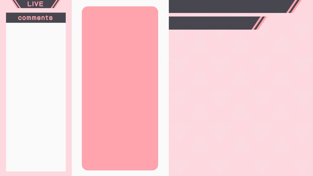 【フリー】シンプルな配信画面【スマホゲーム】