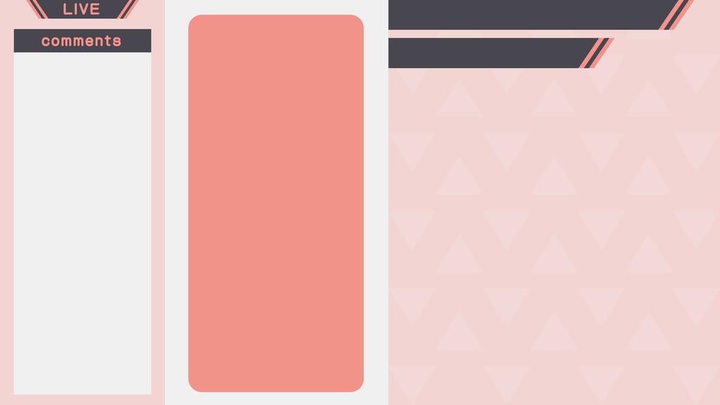 【フリー】シンプルな配信画面【スマホゲーム】