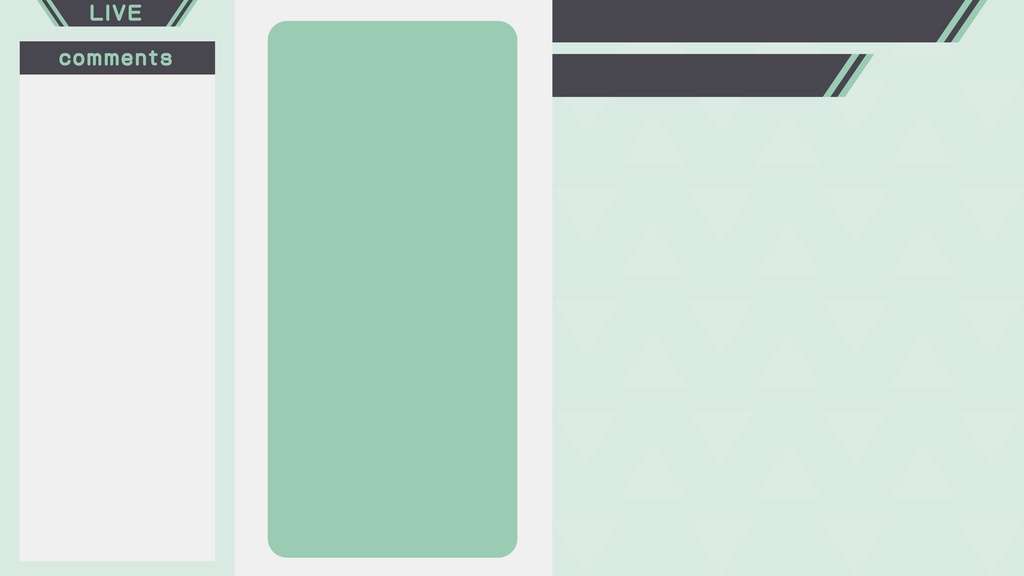 【フリー】シンプルな配信画面【スマホゲーム】