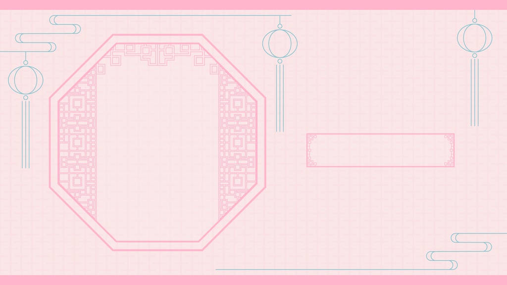 【フリー】中華風配信画面【雑談配信】