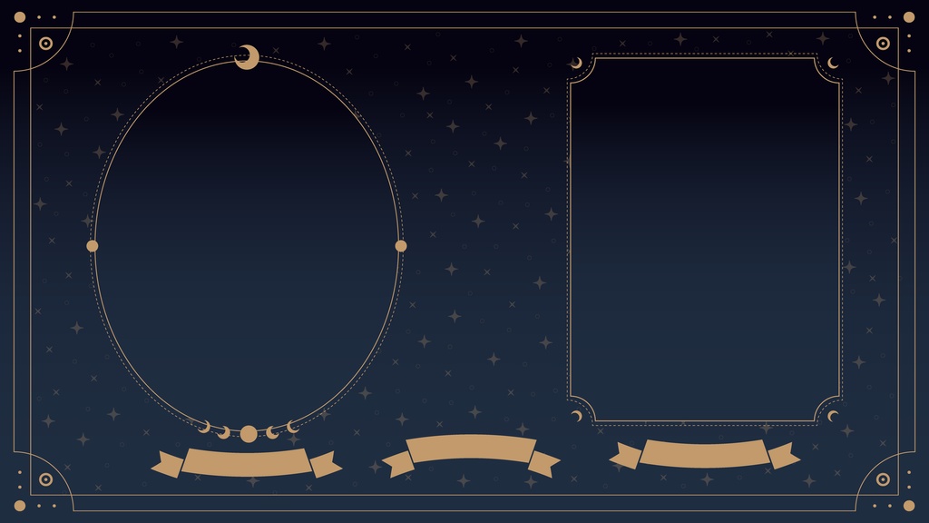 【フリー】星空の配信素材【雑談/ゲーム/スケジュールなど】