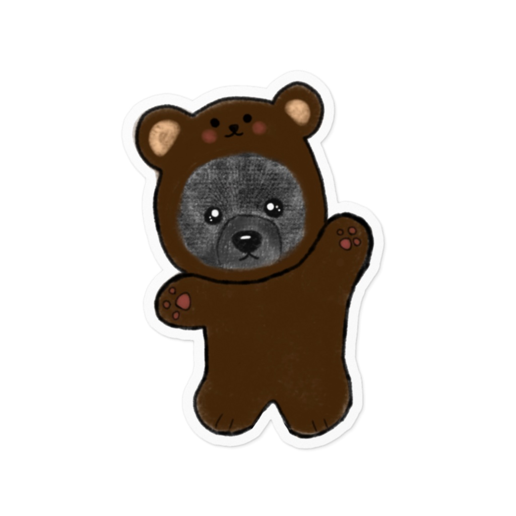 なりきりクマさん🧸ポメラニアン
