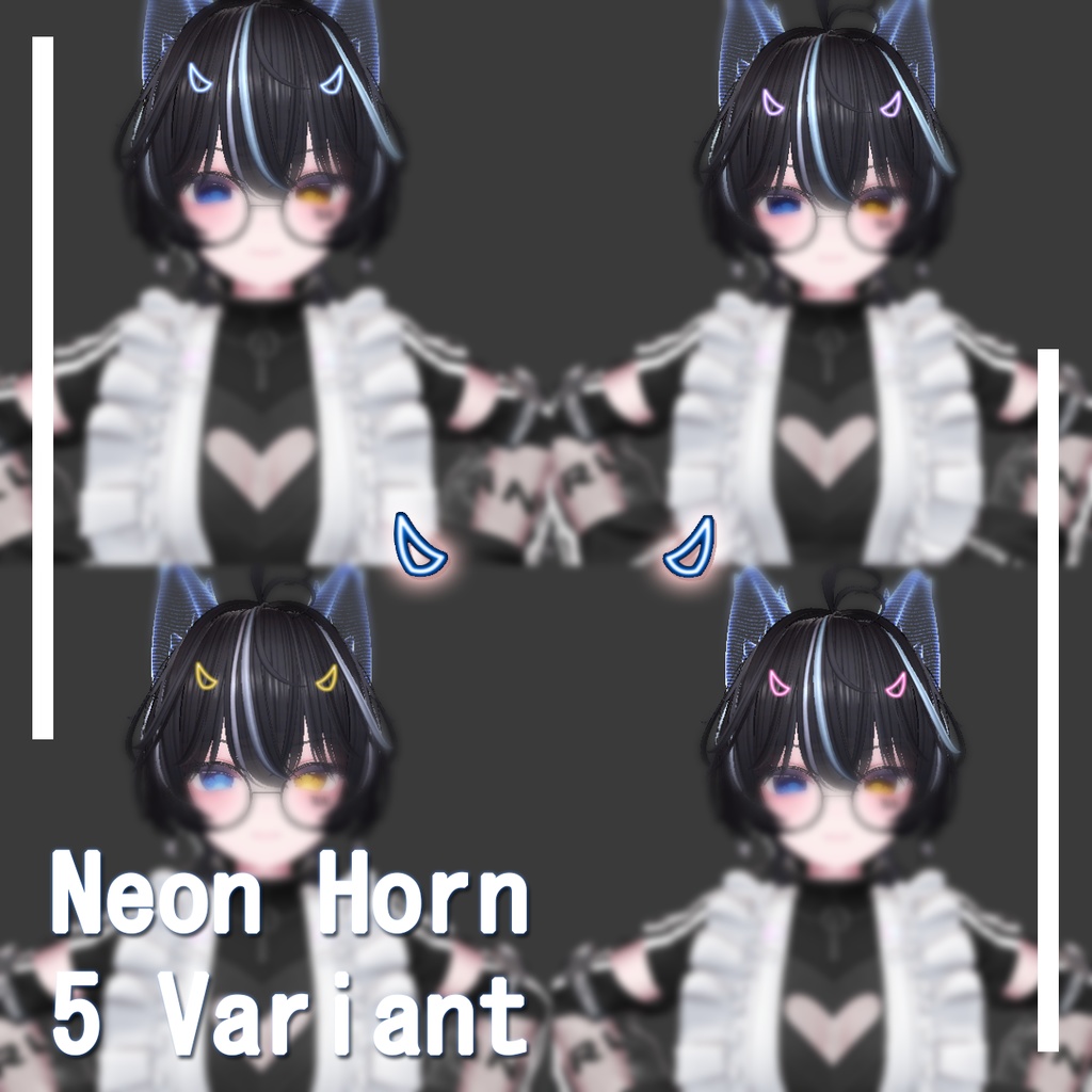 【FREE/VRChat】 Neon Horn