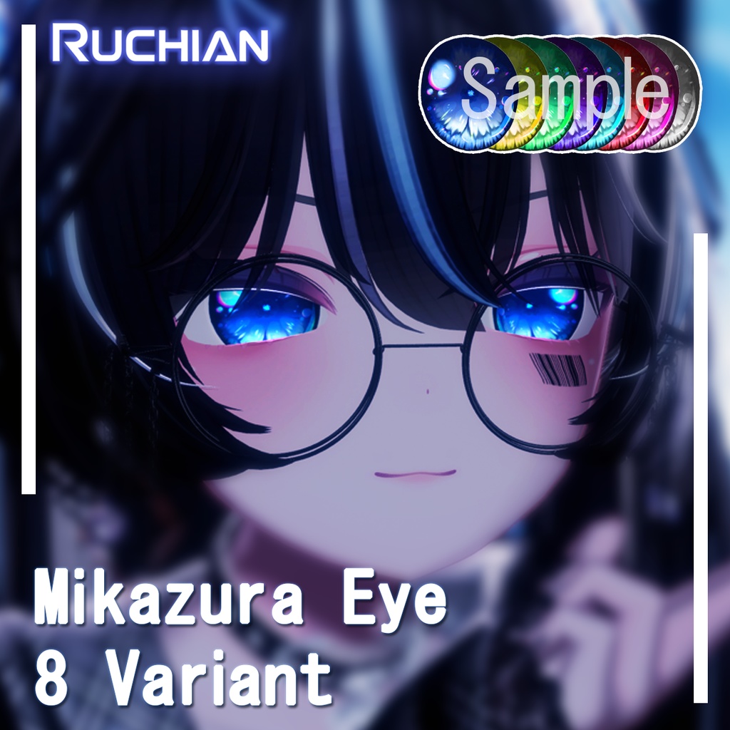 【7 Avatars】 Mikazura Eye (8 Variant)