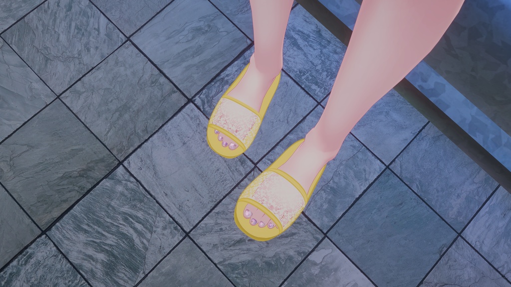 【NCs' Cloth専用】レースサンダル【Texture・material】