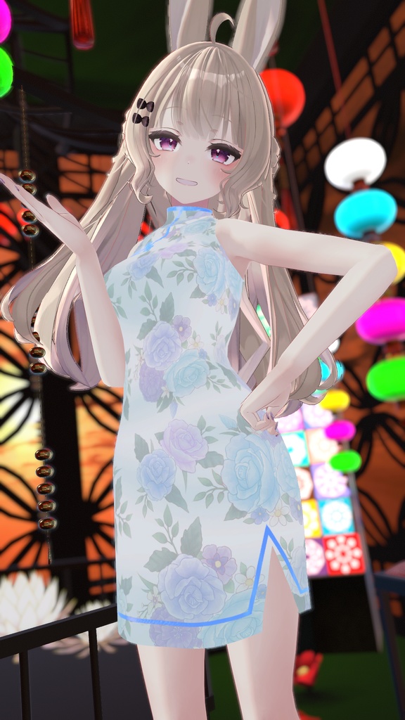 【NCs' Cloth専用】チャイナドレス【Texture・material】