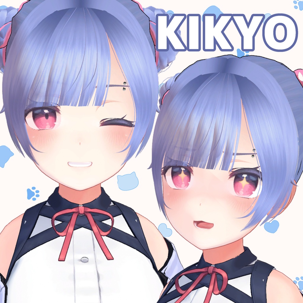 【7アバター対応】眉ピアス_女性アバター向け【MA対応】