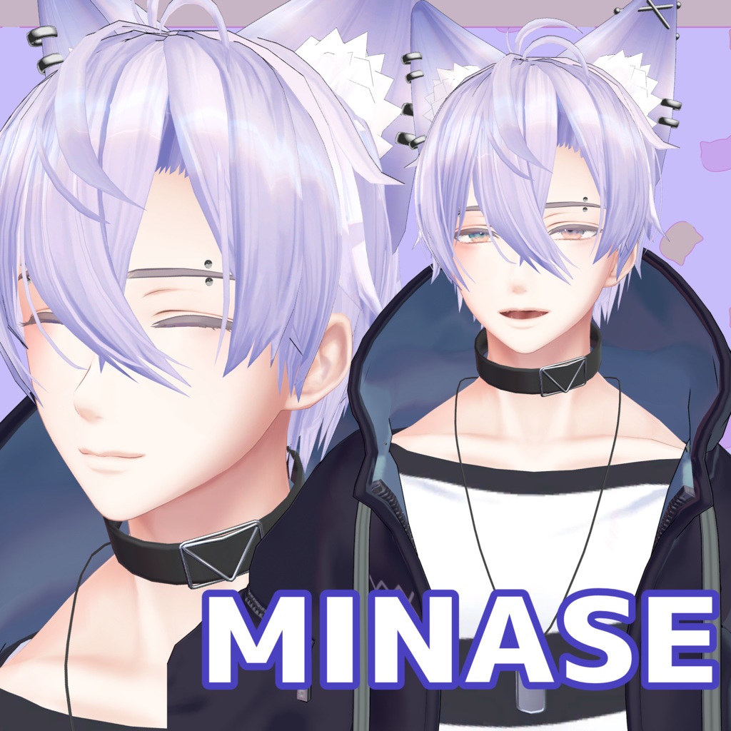 【6アバター対応】眉ピアス_男性アバター向け【MA対応】