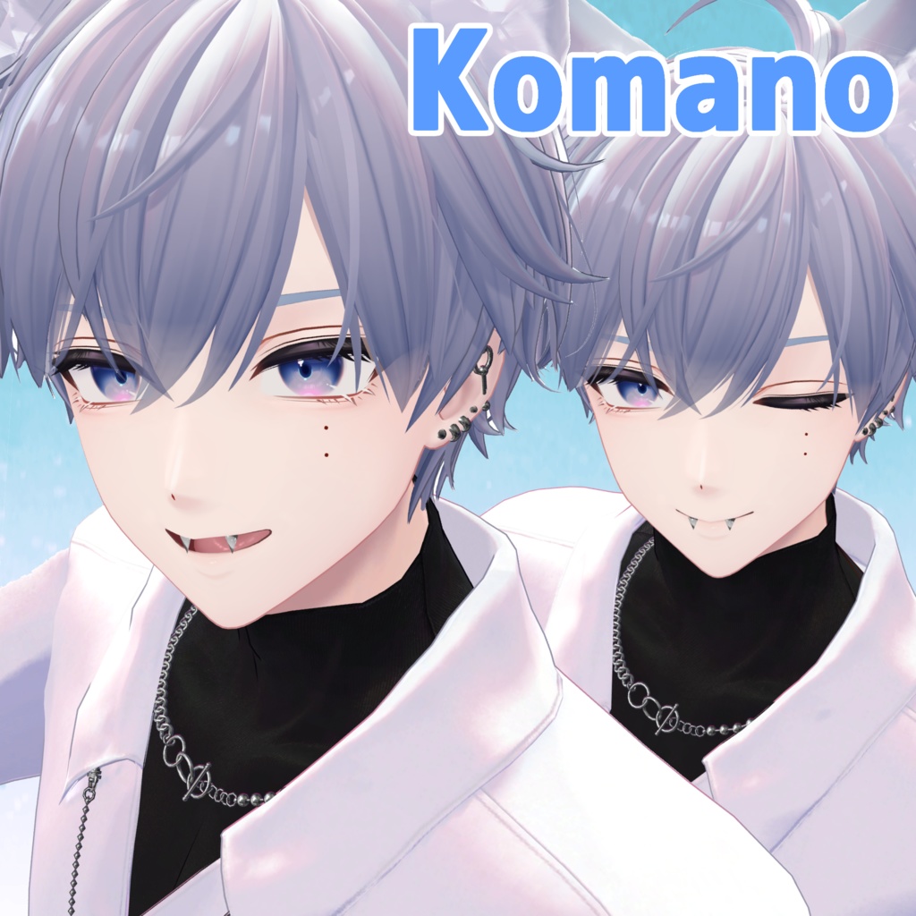 【7アバター対応】スクランパ―(牙ピアス)【MA対応】