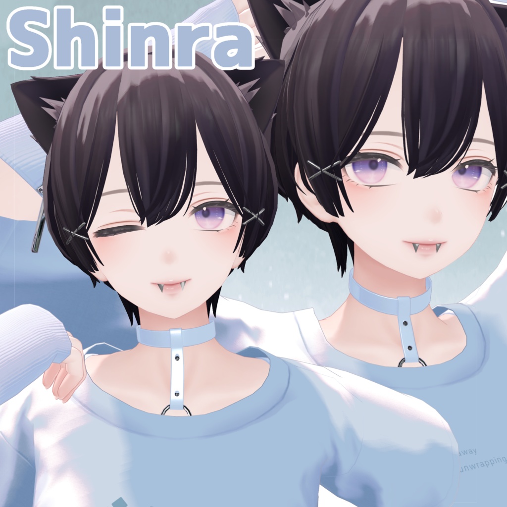 【7アバター対応】スクランパ―(牙ピアス)【MA対応】