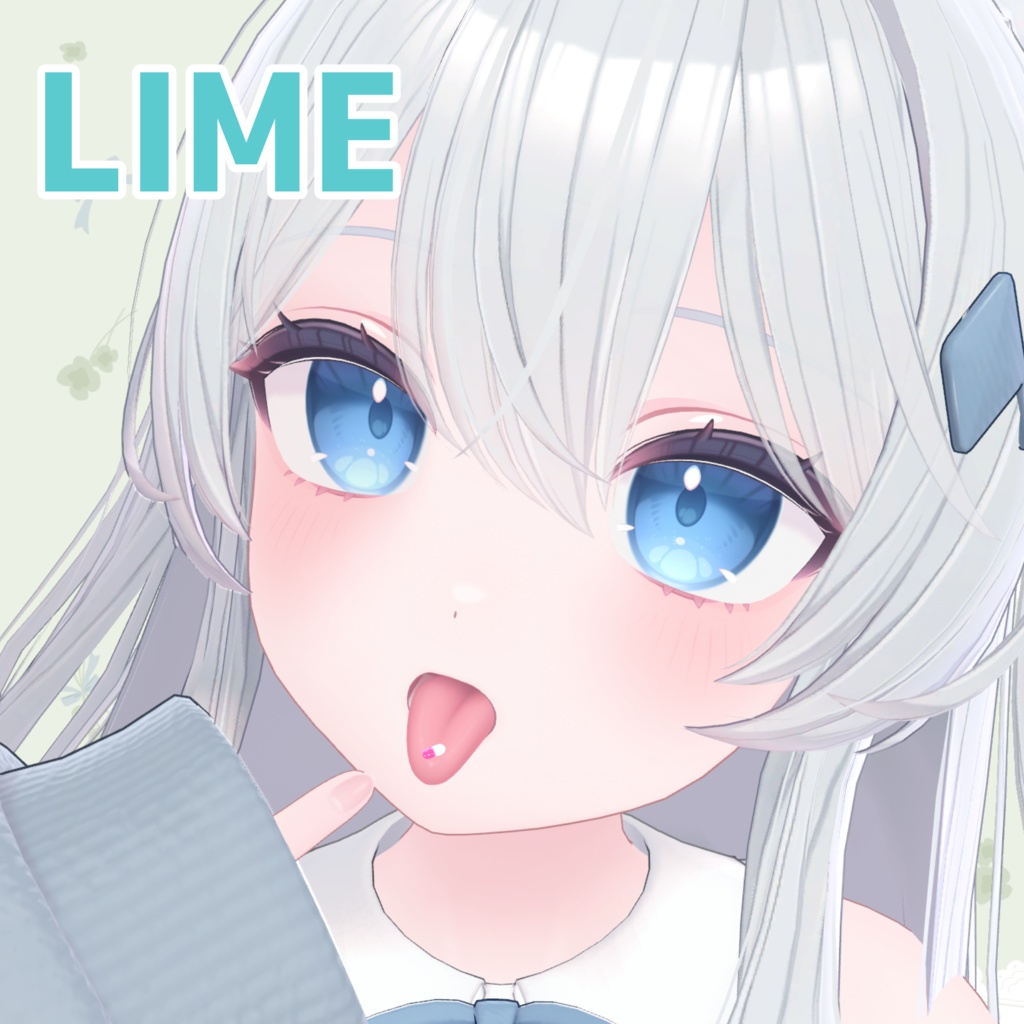 【6アバター対応】お薬カプセル舌ピアス【MA対応】