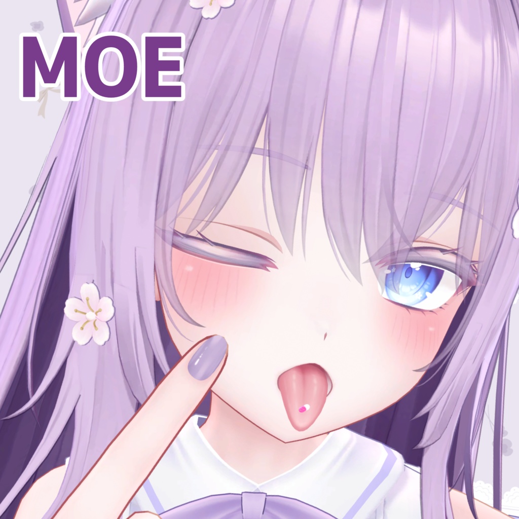 【6アバター対応】お薬カプセル舌ピアス【MA対応】