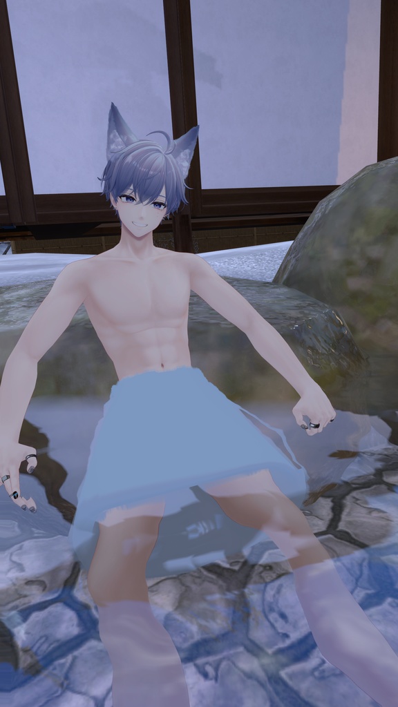 【4アバター対応】セーフティお風呂バスタオル【MA対応】