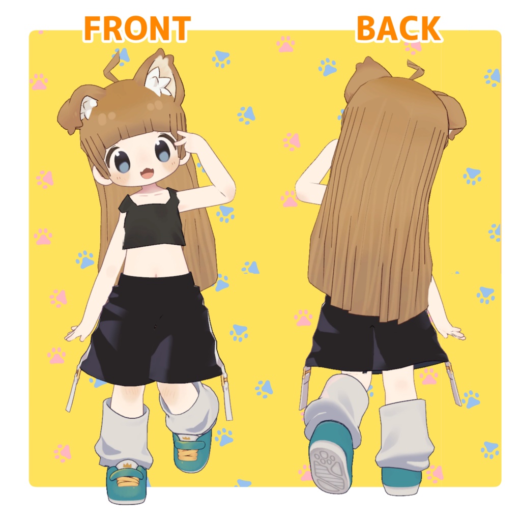 【まめひなた対応】姫カットロングヘア